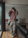 Belina pigment semi-crop hoodie