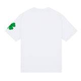 One Side Clover Smile Short Sleeve Tee