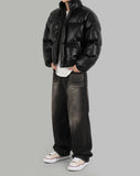Celine leather short padding