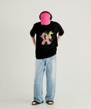 Double Block Denim Pants