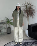 Elof Balloon Pintuck Cargo Pants