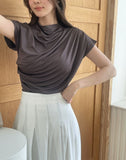 Dayzel Half Drape Cool Span T-Blouse