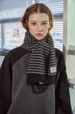 Catstitch Stripe Muffler