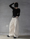Rats Cut Cotton Balloon Pants