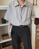 Vibe pin tuck short sleeve jacket