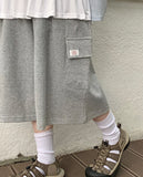 Pept Patch Banding Cargo Bermuda Pants