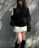 [Plan] Roman V-neck Loose Fit Knit