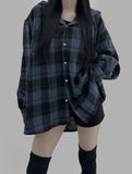 Gizen Hood Check Shirt