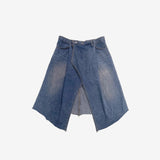 Picoa layered denim skirt