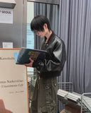 With Biker Leather Jacket