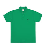 Clover Smile Embroidery Pique Short Sleeve T-shirt