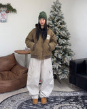 Kira Vintage Quilted Hooded Jumper