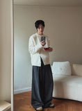 Profi Wool Stripe Wide Slacks