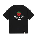 Strawberry Reverse Logo Short Sleeve Tee