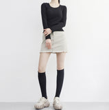 Giony Ribbed Brushed T-shirt