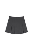 Deron pleated short skirt
