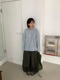 Bodel Fleece Stripe Long Sleeve Tee