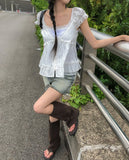 Paul Western Short Denim Shorts