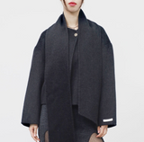 Momen muffler handmade short coat