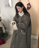 Panbi Wool Long Bomber Jacket