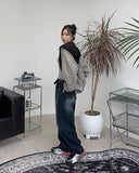 Edin Brush Curved Denim Pants