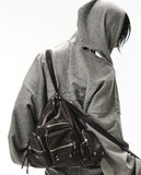 Shadow Loop Zip-Up Hoodie