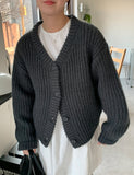 Morub Alpaca Wool Knit Cardigan