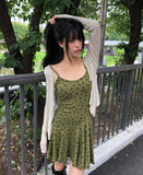 Couzel Flower Sleeveless One Piece