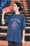 Dont Cry Teddy Pigment Short Sleeve T-shirt