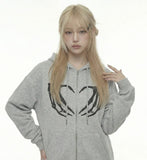 GRVE HEART Hood Zip-Up