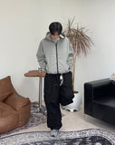 Rotten Pintuck Cargo Banding Pants