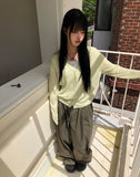 Uniel Button Long Sleeve Cardigan