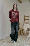 Velvet Lace Sweatshirt