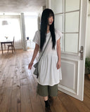 Warpee Short Sleeve Flare One Piece
