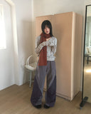 Cokin Vintage Stripe Knit Muffler