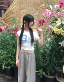 [Muffler SET] Lensa Dot Print Lace Off-Shoulder Short Sleeve T-Shirt