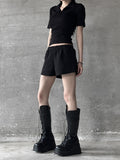 Half sleeve collar tee