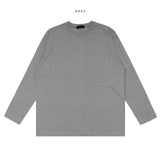 Basic Slit Long Sleeve T-Shirt