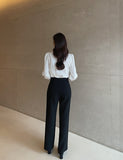 Tiens Puff Shirt Blouse