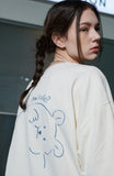 Cutie Bear Embroidery Short Sleeve T-shirt