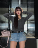 Pigment Dekki Pocket V-Neck Hoodie
