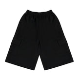 Semi Wide Bermuda Cargo Banding Slacks