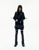 Layered Mesh Nylon Sweatshirts