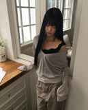 Kanbi V-neck Long Sleeve Knit