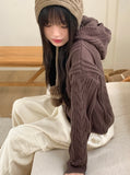 Morian cargo corduroy banding long wide pants