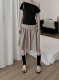 Tib Dot Midi Skirt
