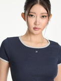 W Basic Ringer T-shirt