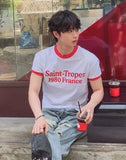 Subard Ringer Printed Short Sleeve T-shirt