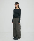 Wide Cargo Pants