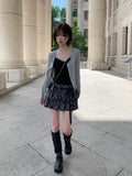 Muel Daily U-Neck Long Sleeve Slim Cardigan